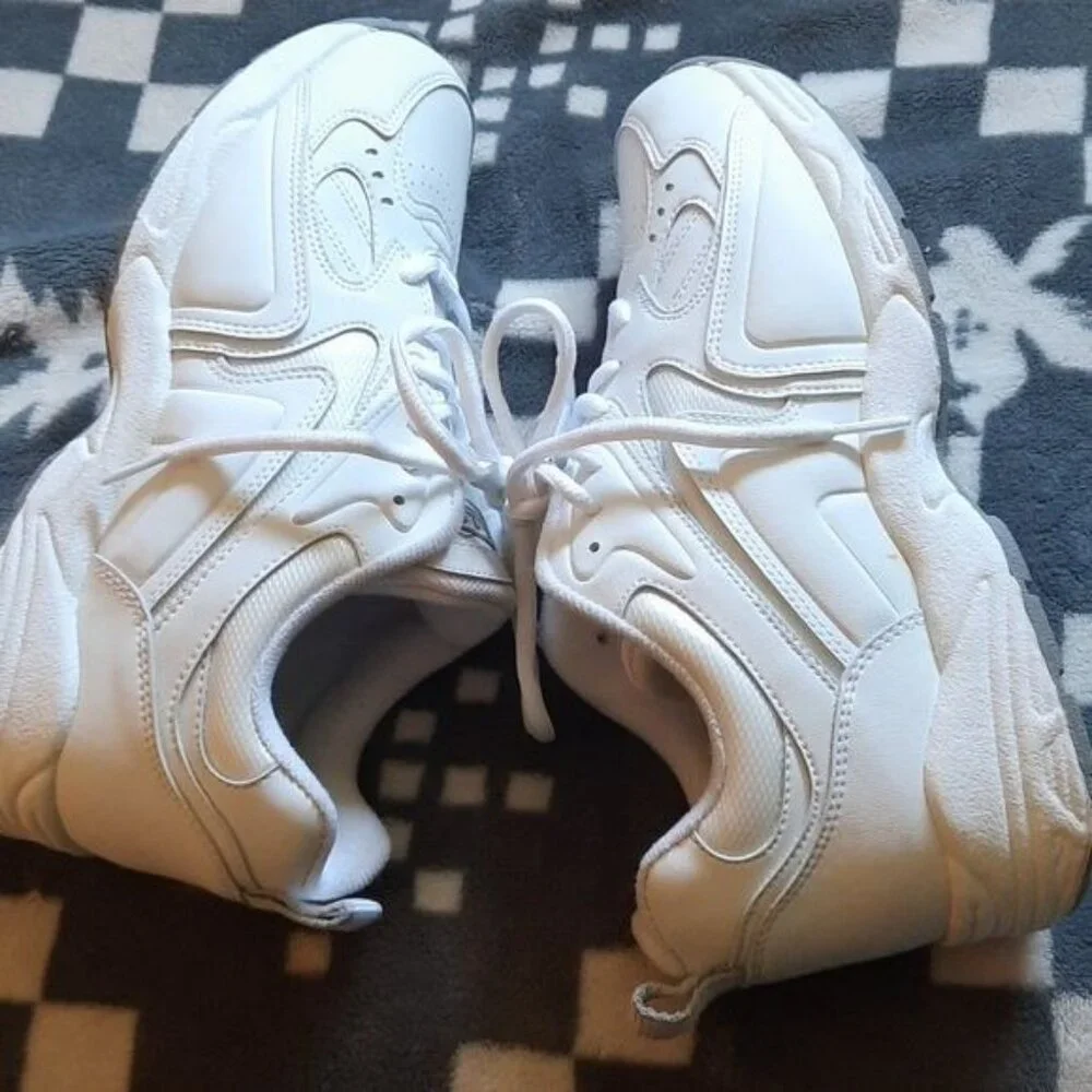 E.Z. Strider Mens White Ultra-Zorb Plus Non Marking Outsole Sneaker Size 8.5 - Picture 4 of 14